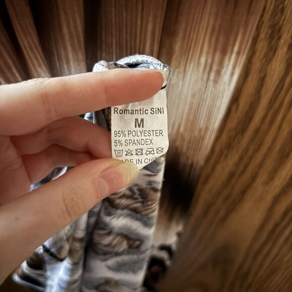 Women’s Romantic Sini Brown Maxi Dress Size M - Picture 7 of 7